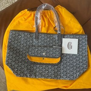 COPY - COPY - Goyard Saint Louis PM Bag In Grey